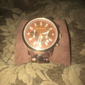 Michael Kors Tortoise Shell with Gold Accents